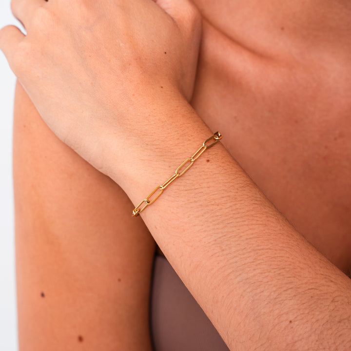 Metal Paperclip Bracelet