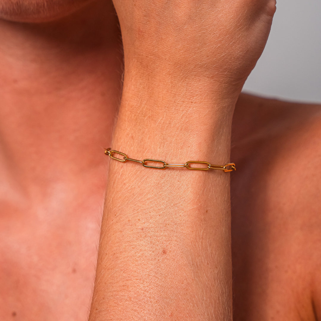 Metal Paperclip Bracelet