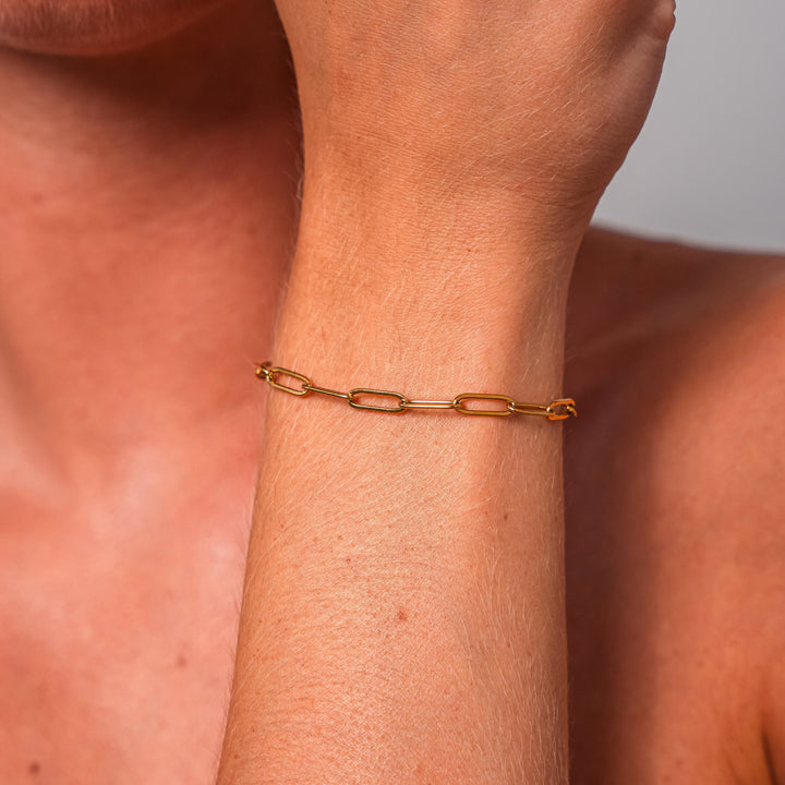 Metal Paperclip Bracelet