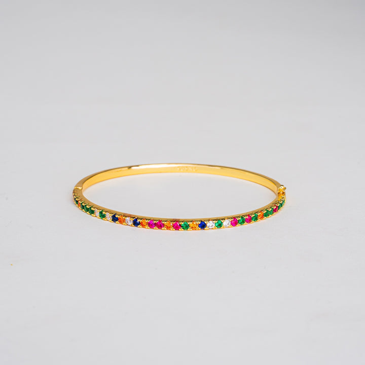 Vibrant Purple Rainbow Bracelet