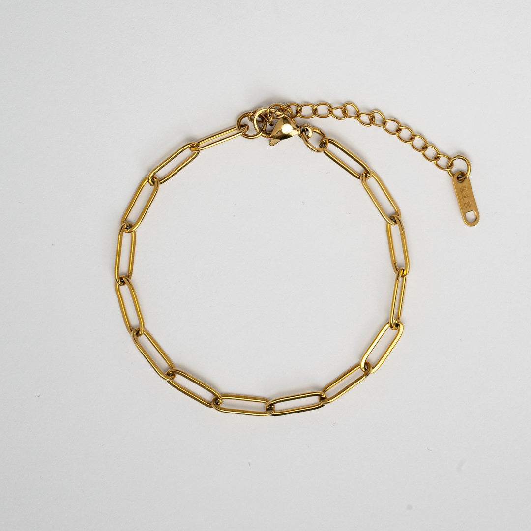 Metal Paperclip Bracelet