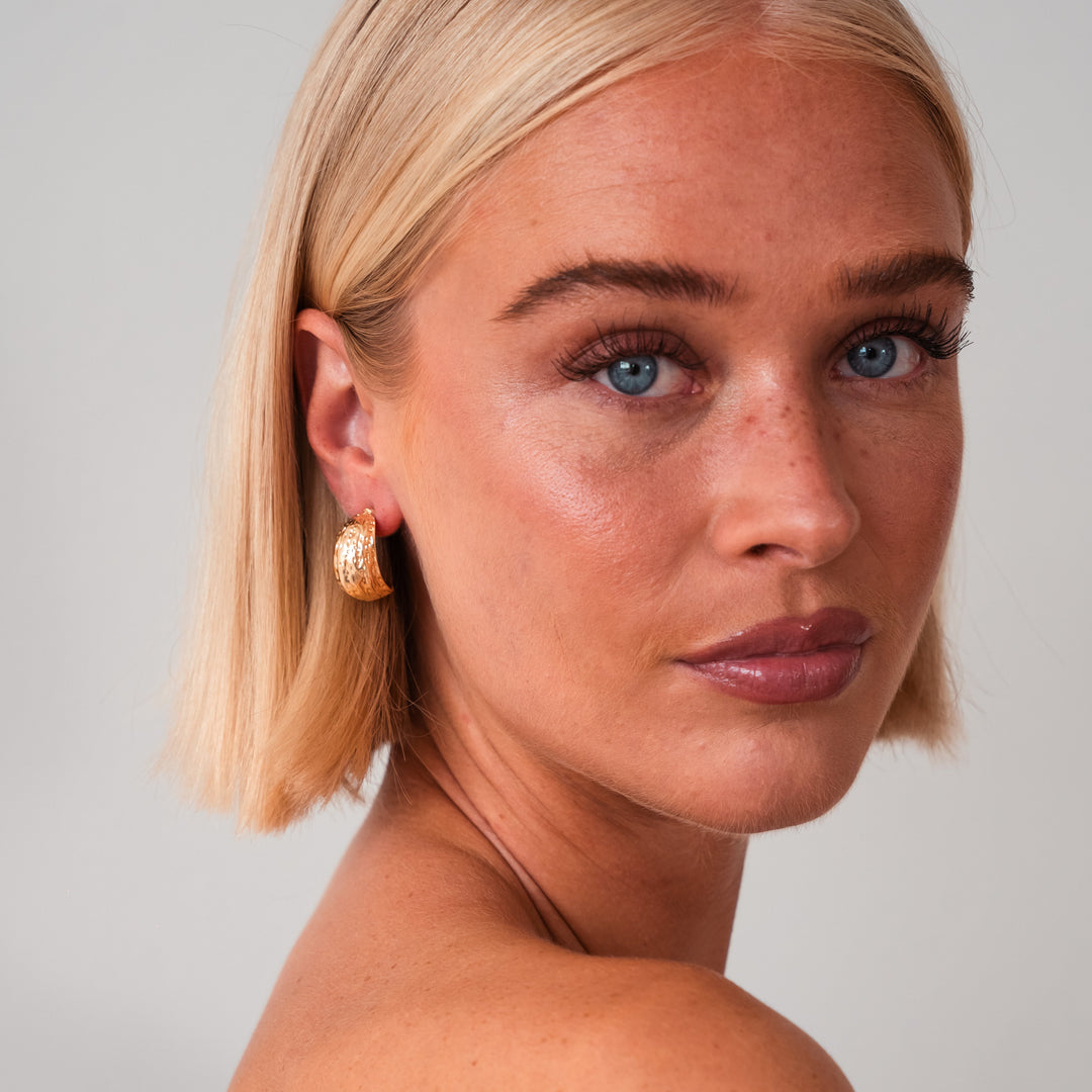 Beautiful Large Wave Earrings