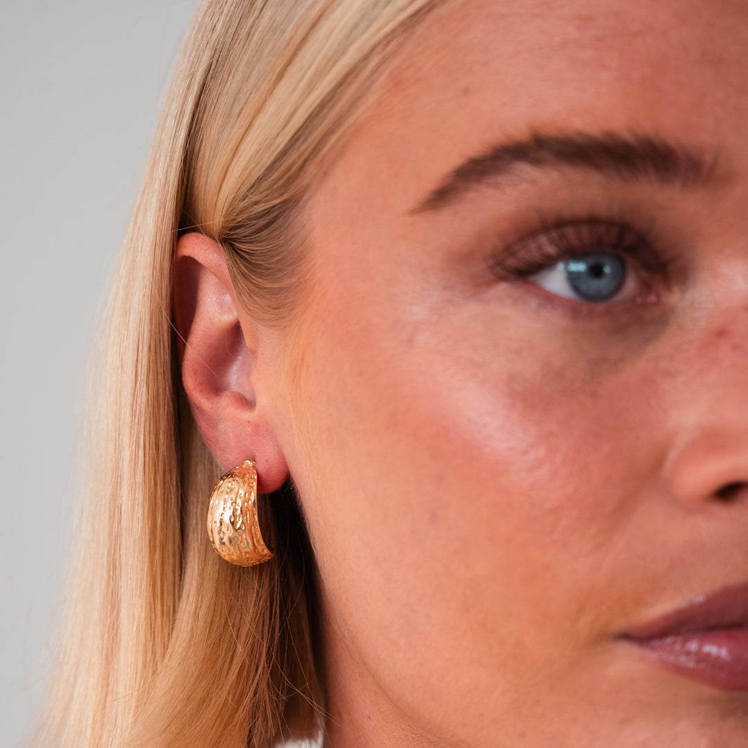 Beautiful Large Wave Earrings