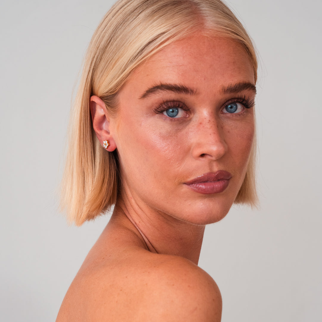 Flower Sticker Earrings