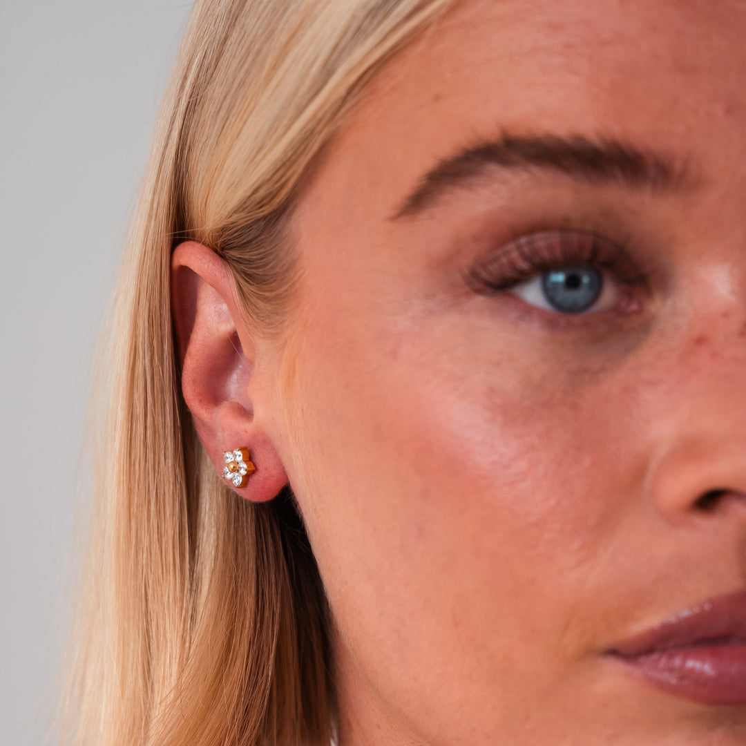 Flower Sticker Earrings