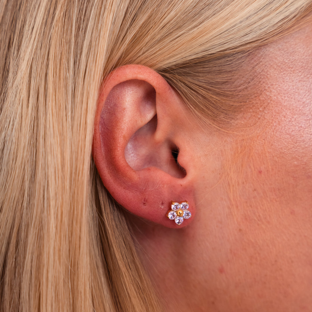 Flower Sticker Earrings