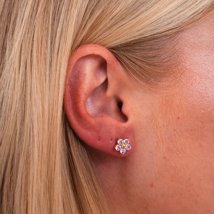 Flower Sticker Earrings