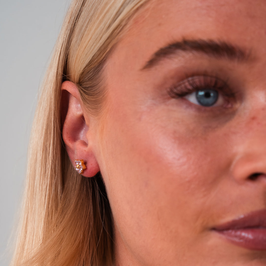 Flower Sticker Earrings