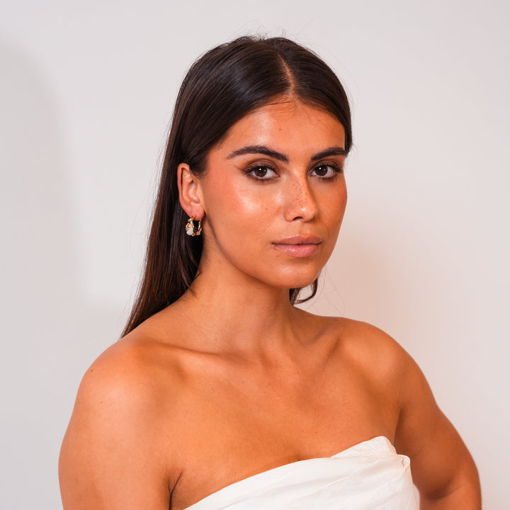 Retro Flower Pattern Earrings