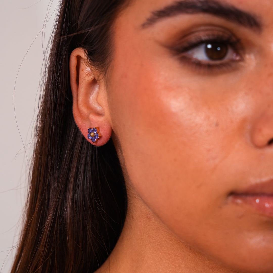 Flower Sticker Earrings