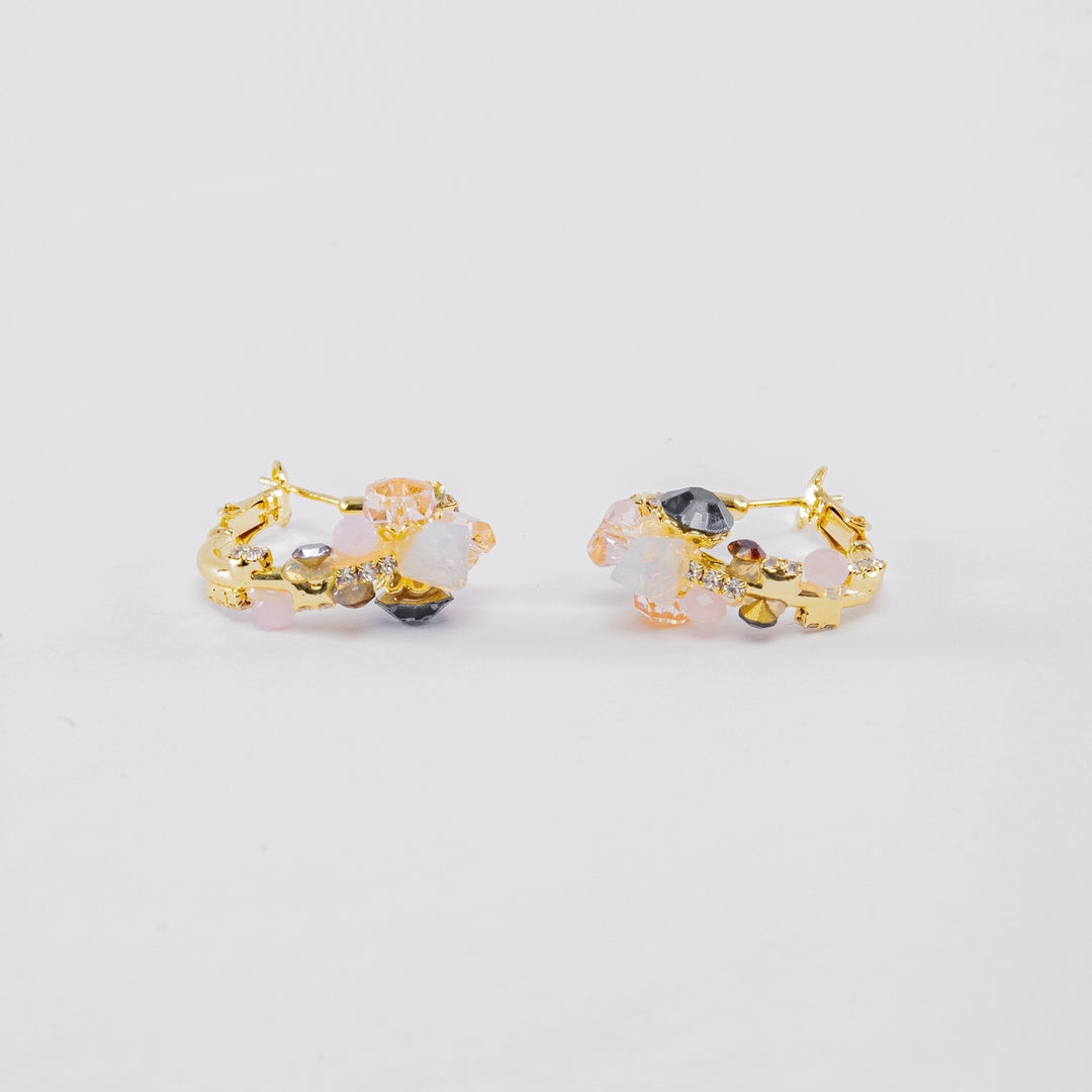 Retro Flower Pattern Earrings