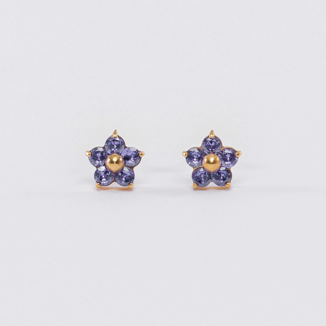 Flower Sticker Earrings
