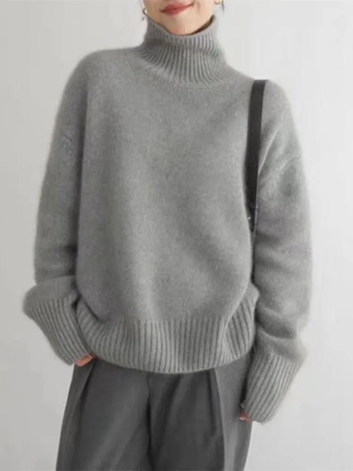Isabella - High Collar Sweater