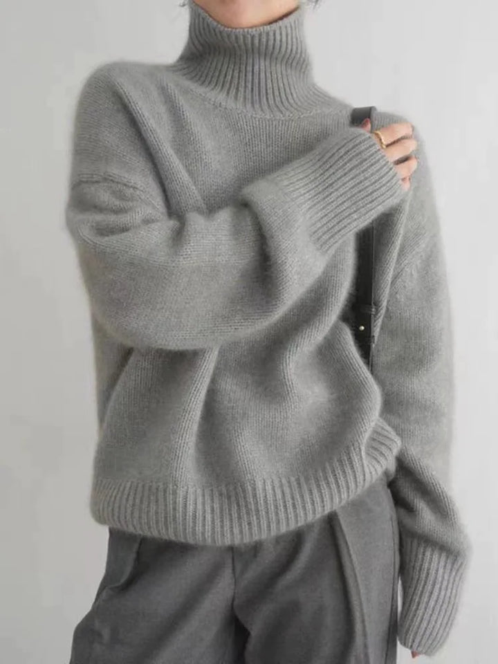 Isabella - High Collar Sweater