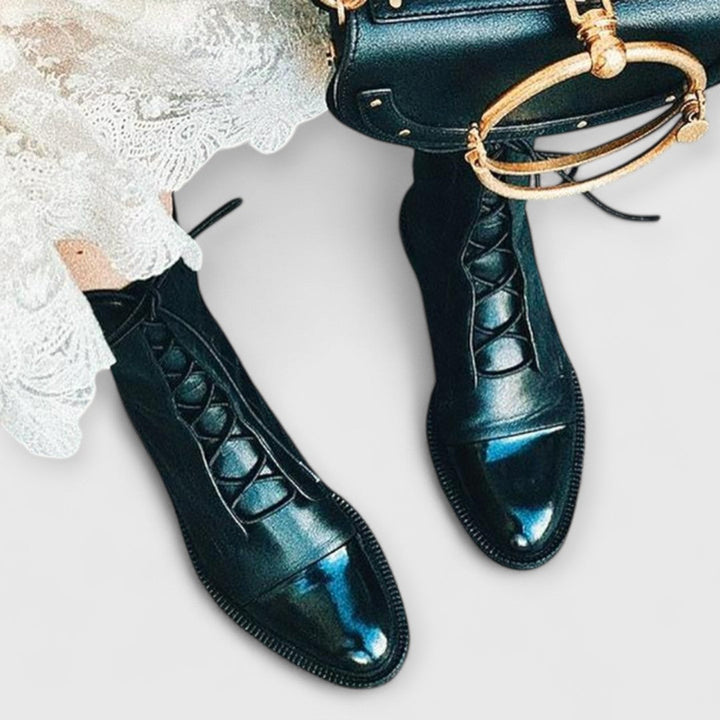 Althea™ | Classic Lace-Up Ankle Boots