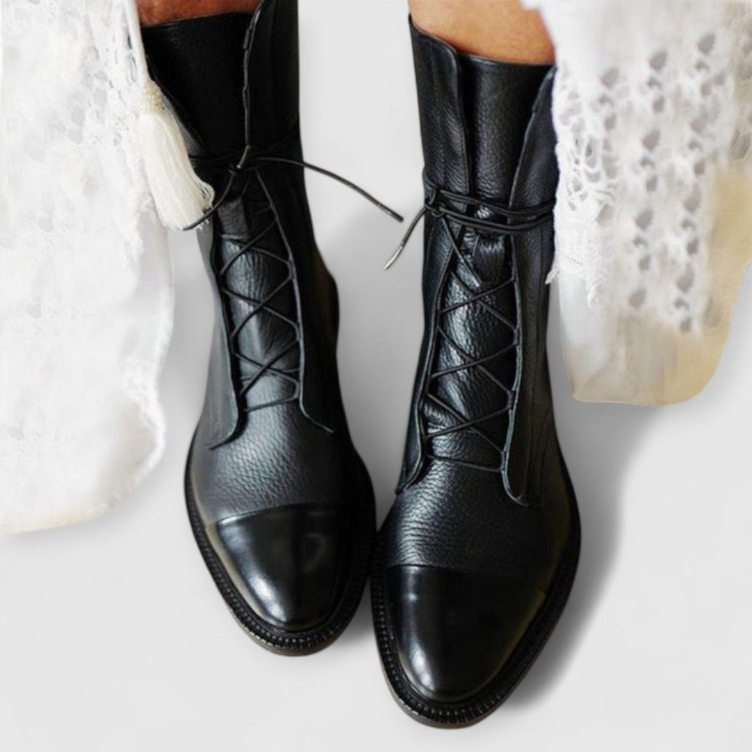 Althea™ | Classic Lace-Up Ankle Boots