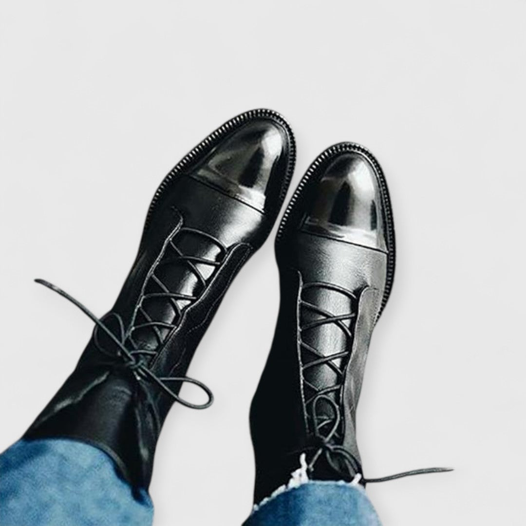Althea™ | Classic Lace-Up Ankle Boots