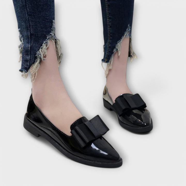 Liana™ | Premium Elegant Moccasins with Bow