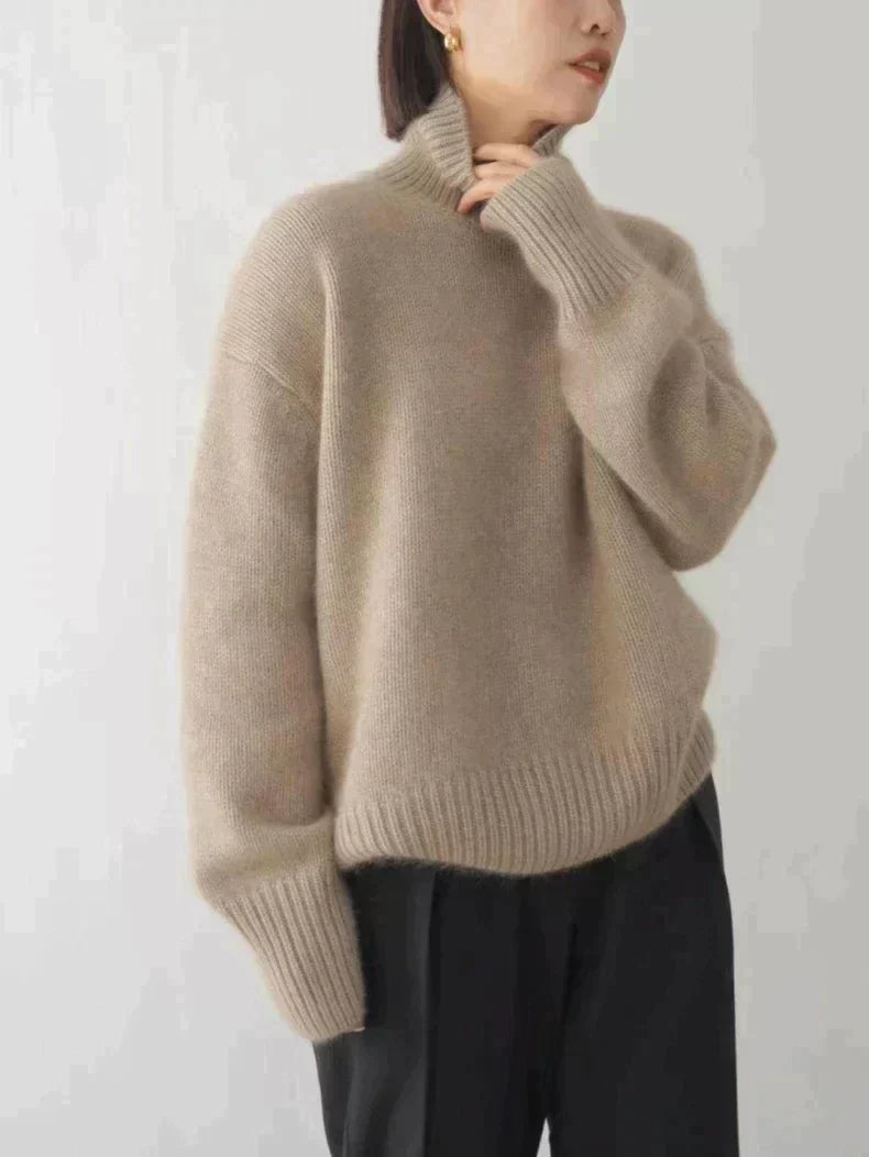 Isabella - High Collar Sweater