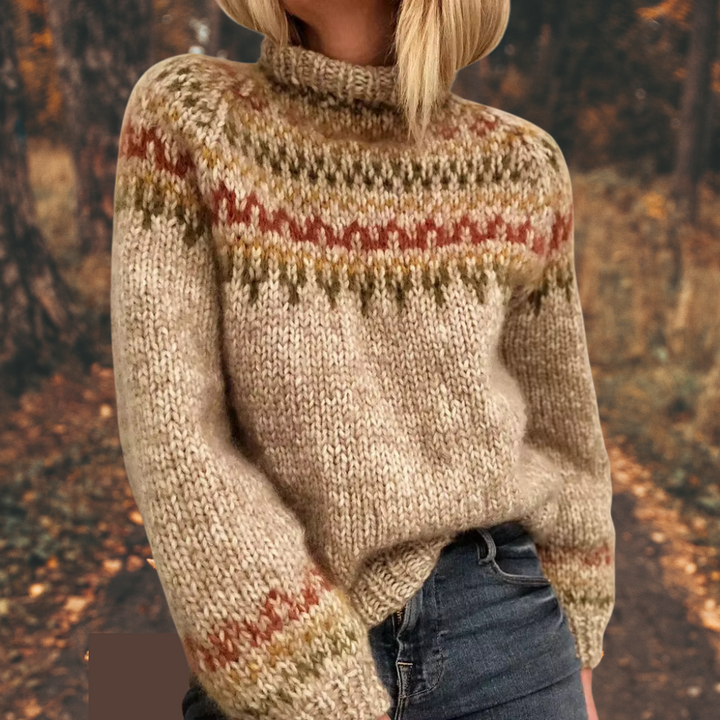 Astrid - Women's Nordic Knit Sweater