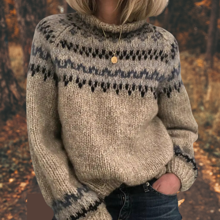 Astrid - Women's Nordic Knit Sweater