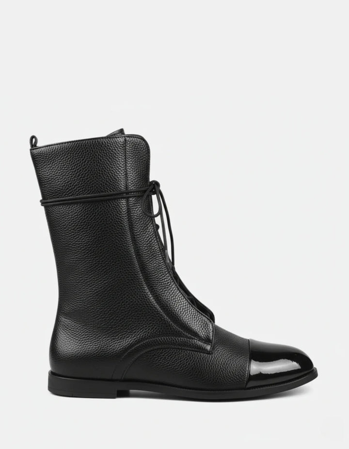 Heritage Leather Lace-Up Boots