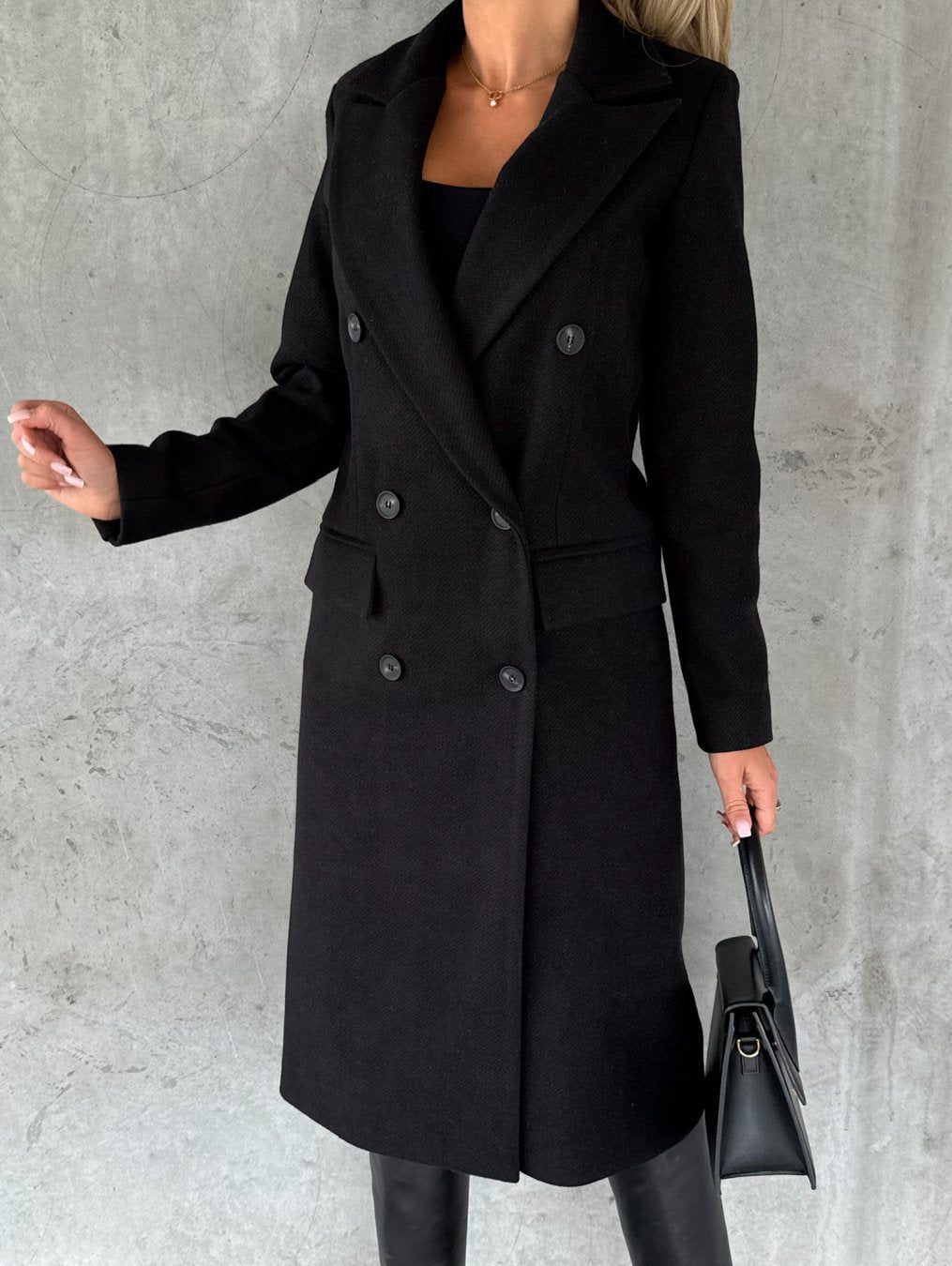 Mia | Elegant Longline Coat