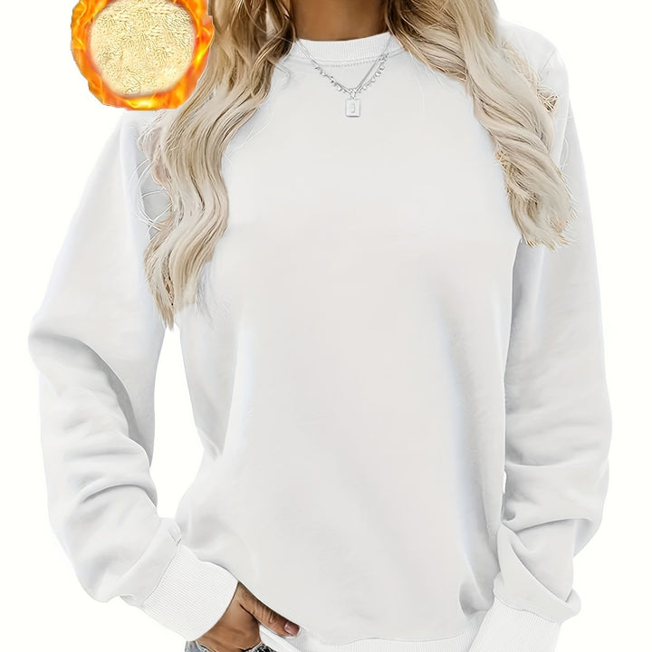 Mila - Winter Pullover Thermal Sweatshirt