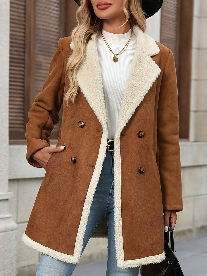 Vivienne - Shearling Double-Breasted Winter Jacket