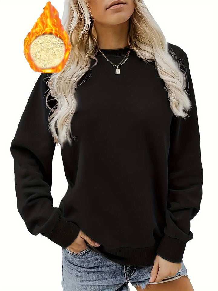Mila - Winter Pullover Thermal Sweatshirt