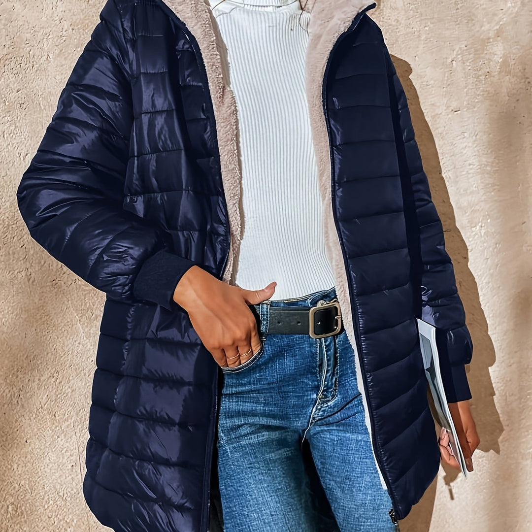 Clara - Warm Winter Hooded Puffer Jacket
