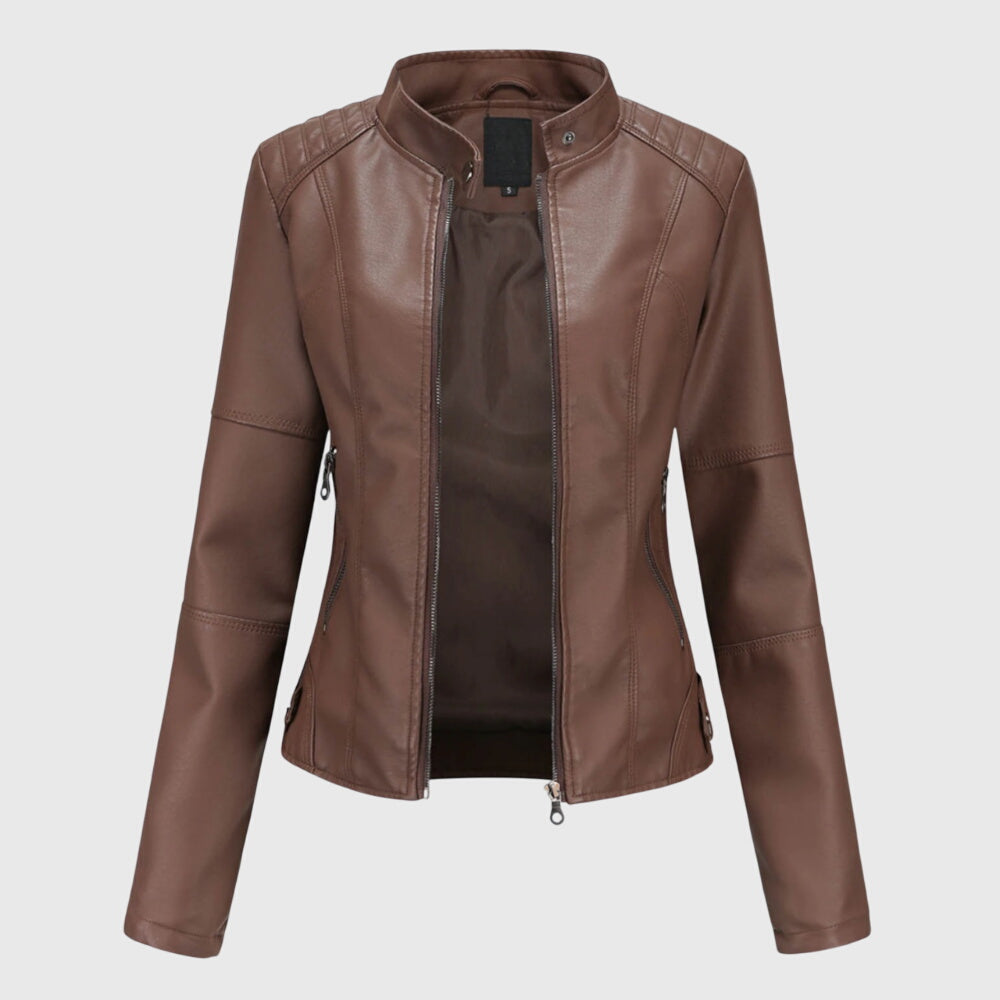 Giorgina™ | Stylish Leather Jacket for Women