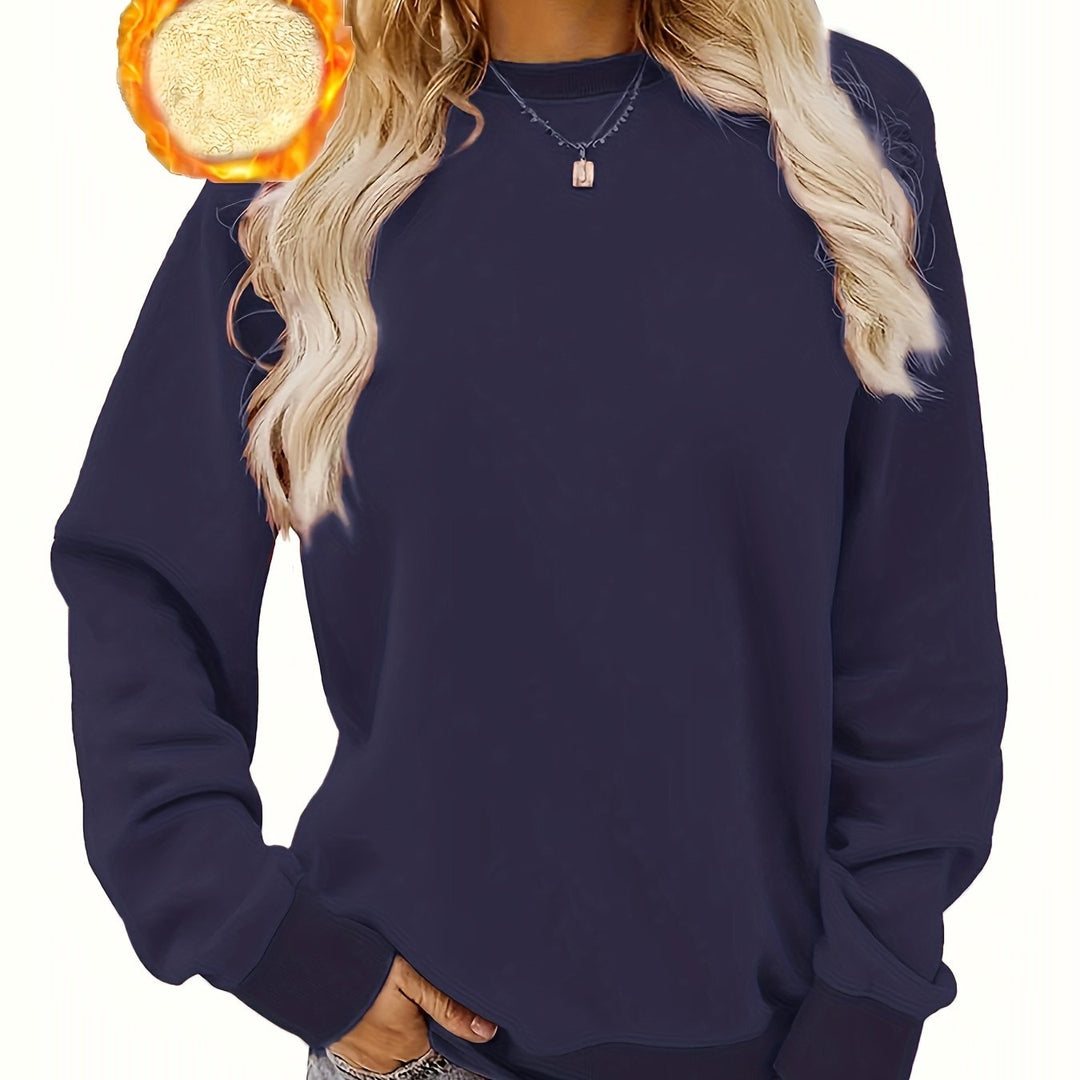 Mila - Winter Pullover Thermal Sweatshirt
