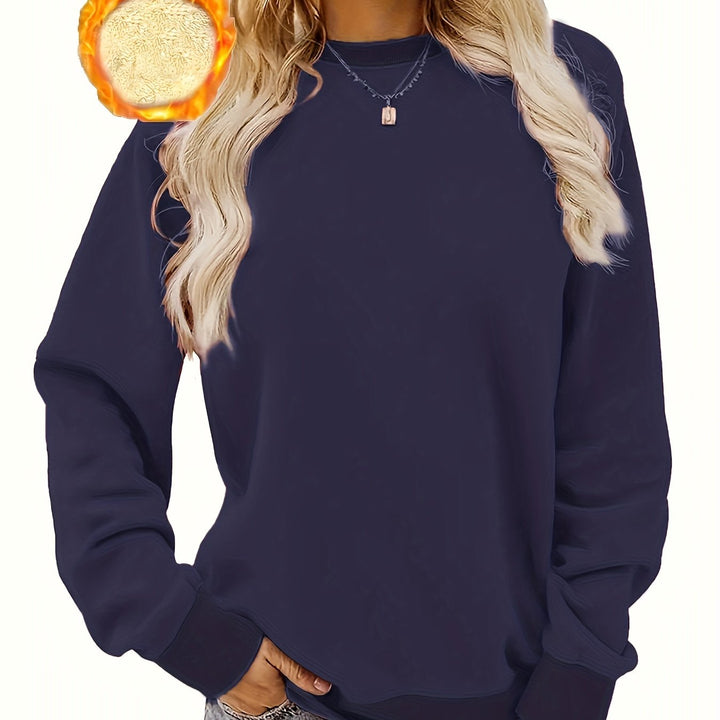 Mila - Winter Pullover Thermal Sweatshirt