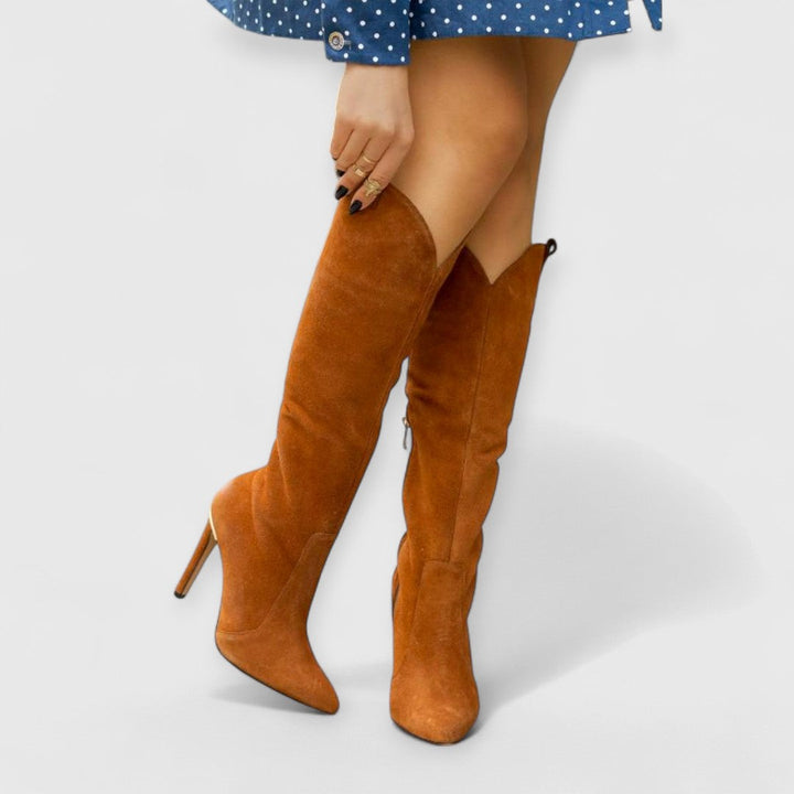 Kylie™ | Elegant Over-the-Knee Boots with Stiletto Heel