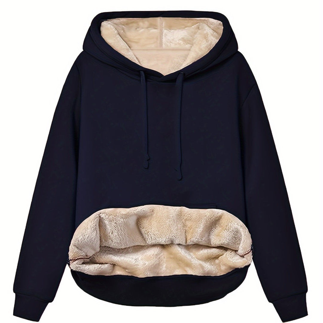 Clara - Winter Pullover Cozy Hoodie with Plush Pocket