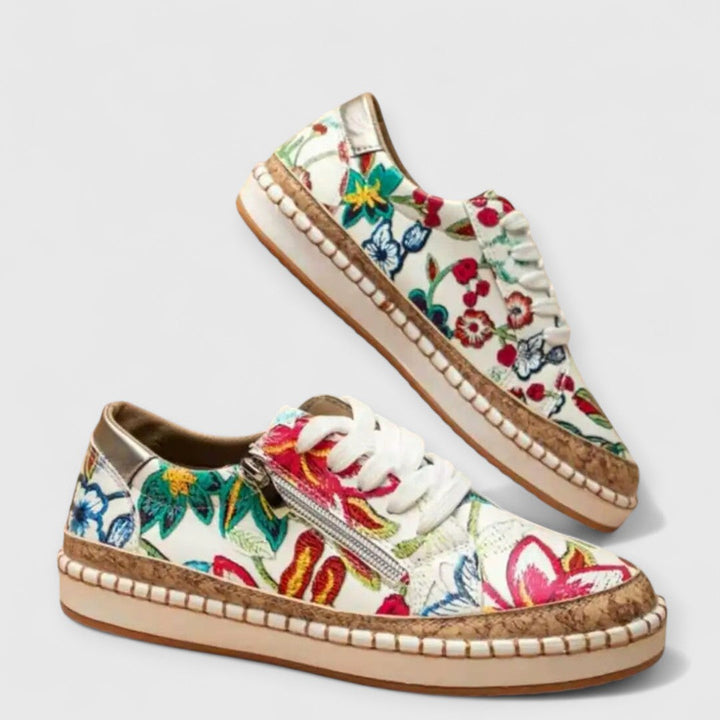 Gloria™ | Elegant Botanical Shoes