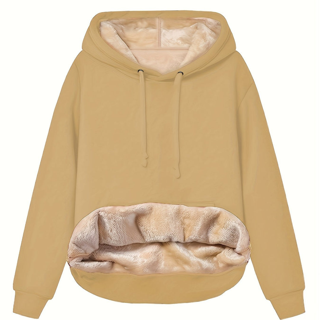 Clara - Winter Pullover Cozy Hoodie with Plush Pocket