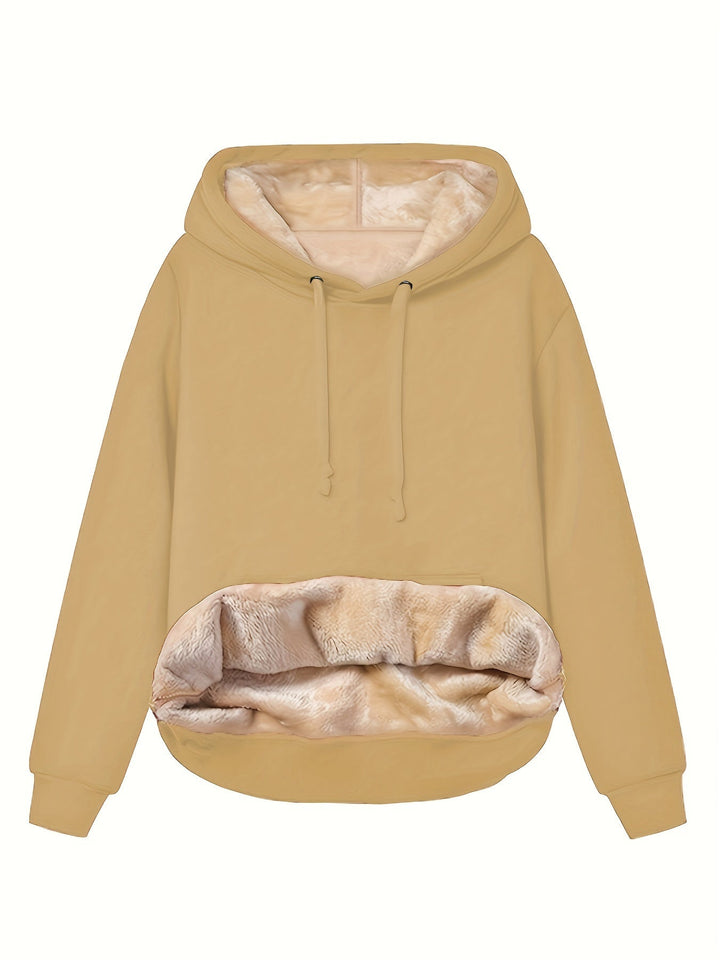 Clara - Winter Pullover Cozy Hoodie with Plush Pocket