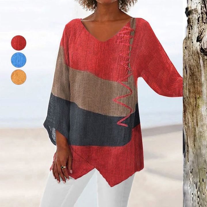 Leviana™ | Artistic V-Neck Tunic
