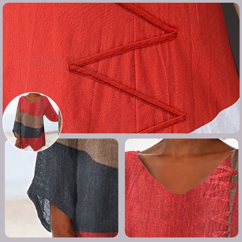 Leviana™ | Artistic V-Neck Tunic