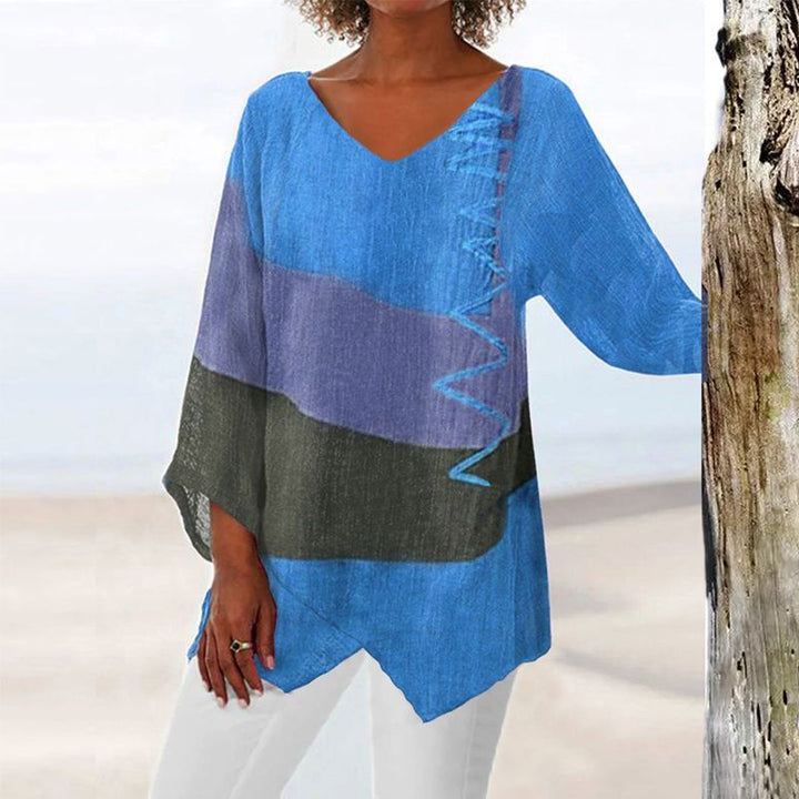 Leviana™ | Artistic V-Neck Tunic