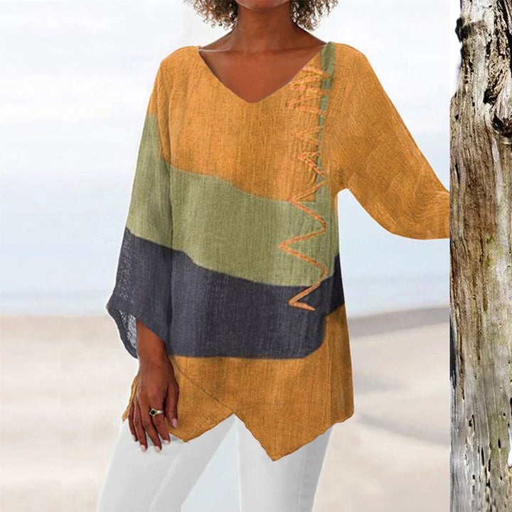 Leviana™ | Artistic V-Neck Tunic
