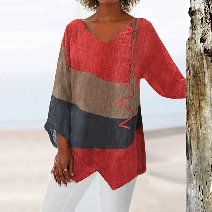 Leviana™ | Artistic V-Neck Tunic