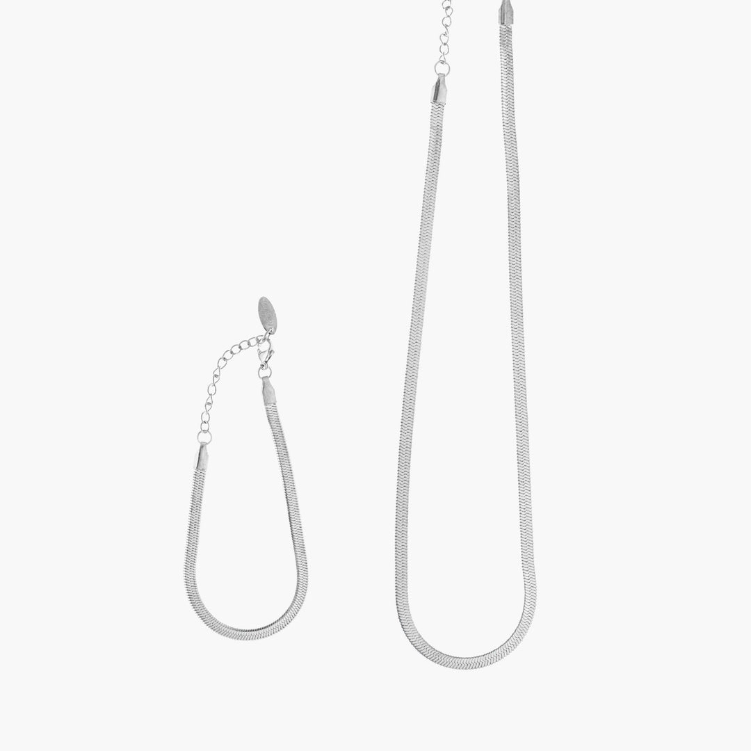 Herringbone Pattern Necklace