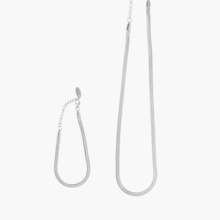 Herringbone Pattern Necklace