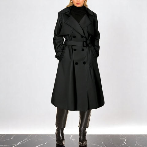 Elodie - Classic Longline Trench Coat